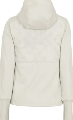 Didriksons Valda FZ naisten hupparitakki, hopea/valkoinen| Hupparit, Fleecet Ja Välipaidat