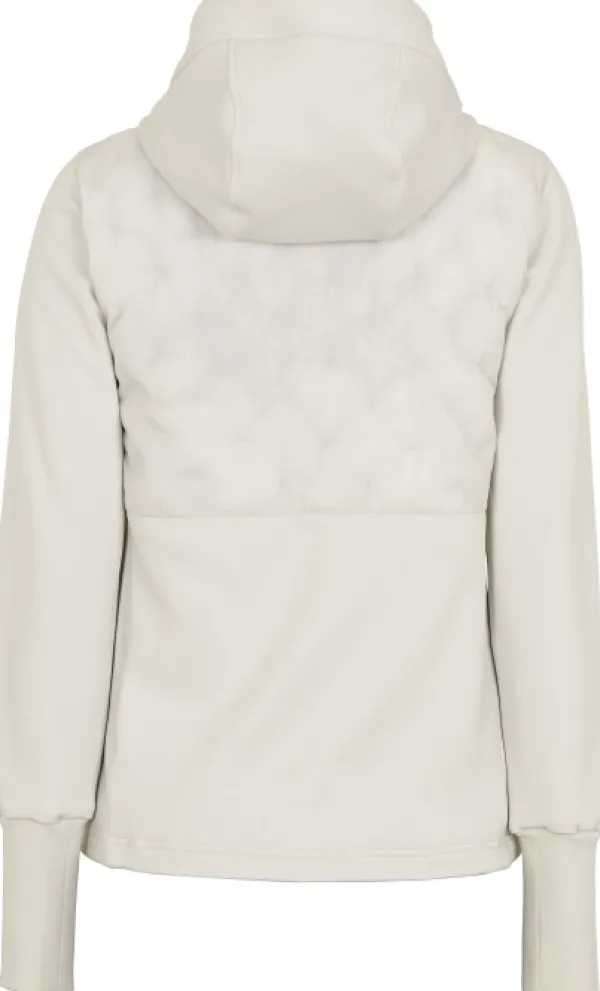 Didriksons Valda FZ naisten hupparitakki, hopea/valkoinen| Hupparit, Fleecet Ja Välipaidat