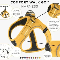 DOG Copenhagen Valjaat^Comfort Walk Go Harness Lemon M