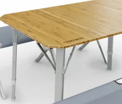 Dometic Compact Camp Table Bamboo taitettava retkipöytä| Retkituolit, -pöydät Ja Istuinalustat