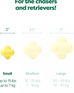 Earth Rated Fetch Toy koiranlelu, Small| Aktivointilelut