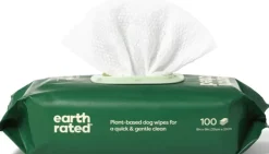 Earth Rated Turkinhoito^Wipes Unscented kosteuspyyhkeet, 100 kpl