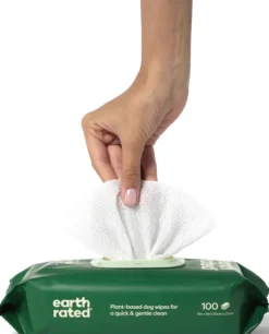 Earth Rated Turkinhoito^Wipes Unscented kosteuspyyhkeet, 100 kpl
