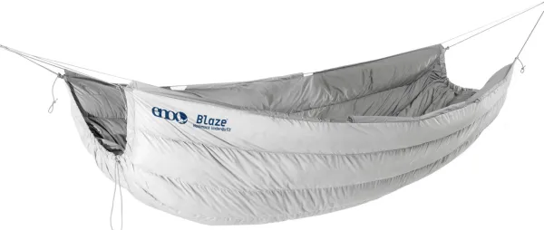 Eno Hammock Eno Blaze UnderQuilt lämmin alushuopa, harmaavalkoinen| Riippumatot