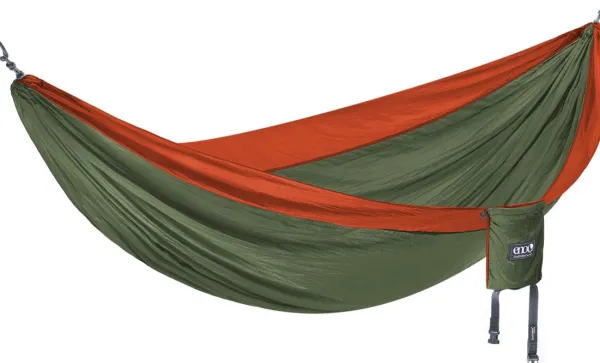 Eno Hammock Riippumatot^Eno DoubleNest Bluesign kahden hengen riippumatto, oliivi/oranssi