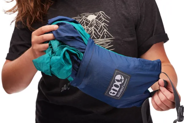 Eno Hammock Riippumatot^Eno DoubleNest Bluesign kahden hengen riippumatto, oliivi/oranssi