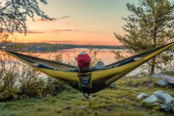 Eno Hammock Riippumatot^Eno DoubleNest Bluesign kahden hengen riippumatto, punainen/musta