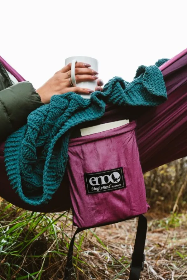 Eno Hammock Riippumatot^Eno SingleNest Bluesign yhden hengen riippumatto, musta/tummanharmaa