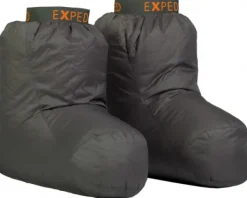 Exped Down Sock tossut, tummanharmaa| Sukat