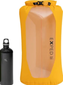Exped Drybag Versa Clear 13 kuivapussi, Sunshine| Kuiva- Ja Pakkauspussit