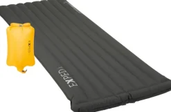 Exped Makuualustat/Makuualustat Alle -10 Asteeseen^Dura 8R L Wide -40 °C Downmat untuvaeristeinen makuualusta, Charcoal