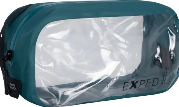Exped Organizer Cube Clear 3 säilytyslaukku, Cypress| Kuiva- Ja Pakkauspussit
