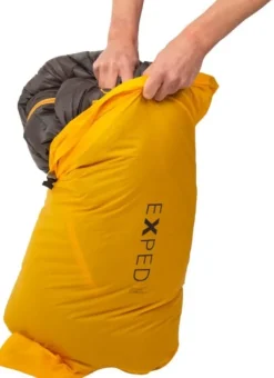Exped Schnozzel Pumpbag UL L pumppupussi, keltainen| Kuiva- Ja Pakkauspussit