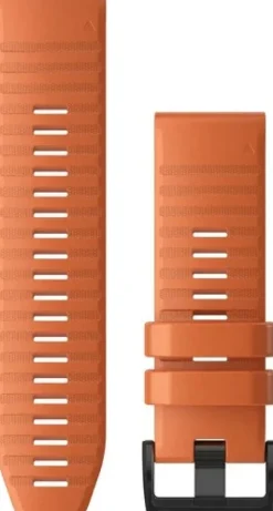 Garmin Fenix 6X QuickFit -kellon silikoniranneke, 26 mm, Ember Orange| Tarvikkeet