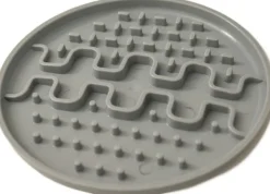 Fiboo Aktivointilelut^Lollipop Mini ruokamatto, 13 cm, harmaa