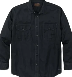 Filson Lightweight Alaskan Guide Shirt flanellipaita, sinimusta| Flanelli- Ja Kauluspaidat