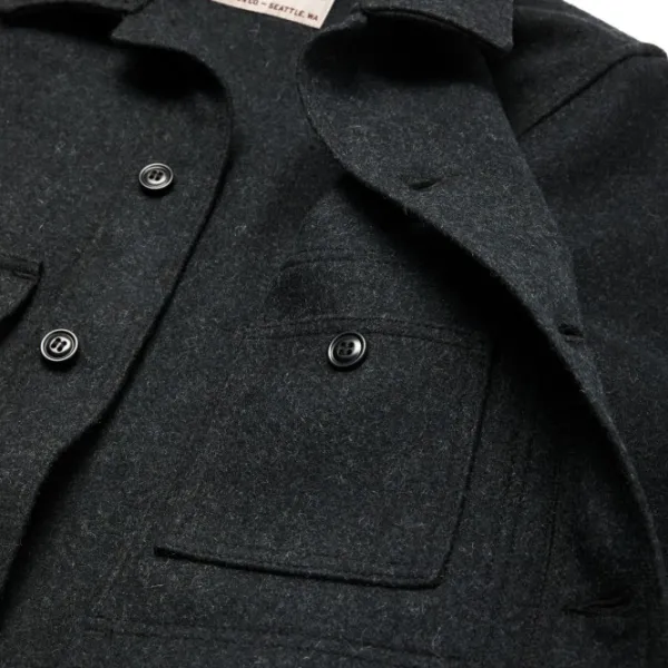 Filson Ulkoilutakit^Mackinaw Cruiser takki, Charcoal