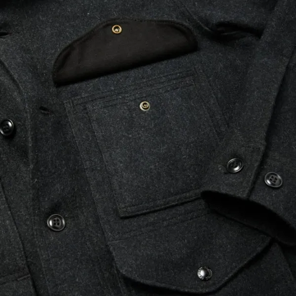 Filson Ulkoilutakit^Mackinaw Cruiser takki, Charcoal