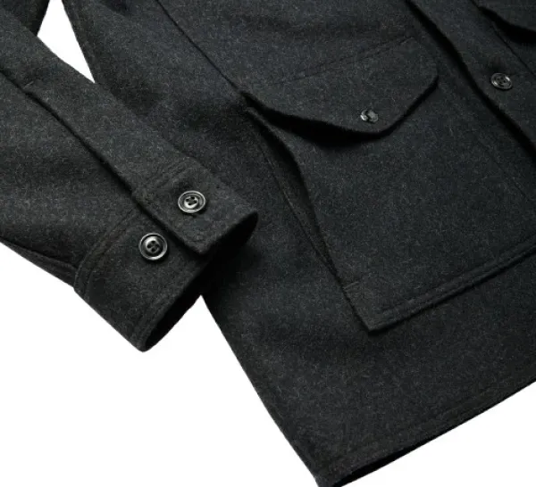 Filson Ulkoilutakit^Mackinaw Cruiser takki, Charcoal