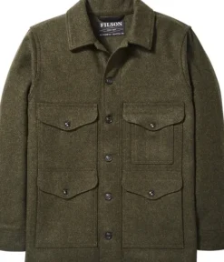 Filson Mackinaw Cruiser villatakki, vihreä| Ulkoilutakit