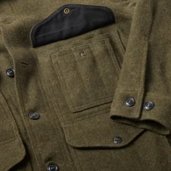 Filson Mackinaw Cruiser villatakki, vihreä| Ulkoilutakit