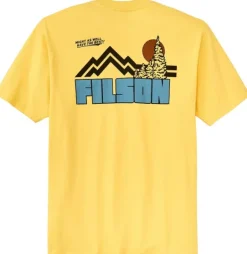 Filson M's S/S Frontier Graphic T-Shirt Aspen Gold / Sun| T-paidat Ja Pikeepaidat