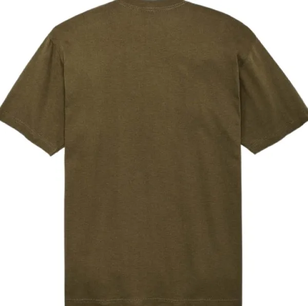 Filson M's S/S Frontier Solid T-Shirt Dark Olive| T-paidat Ja Pikeepaidat