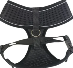 FinNero Valjaat^LIGHT Reflective Harness Black L