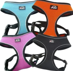 FinNero Valjaat^LIGHT Reflective Harness Black L