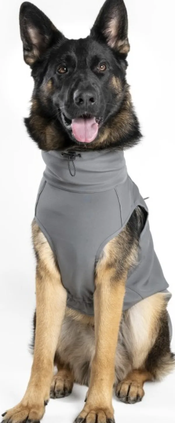 FinNero Softshelltäcke Sport Grey 55 cm| Sadetakit