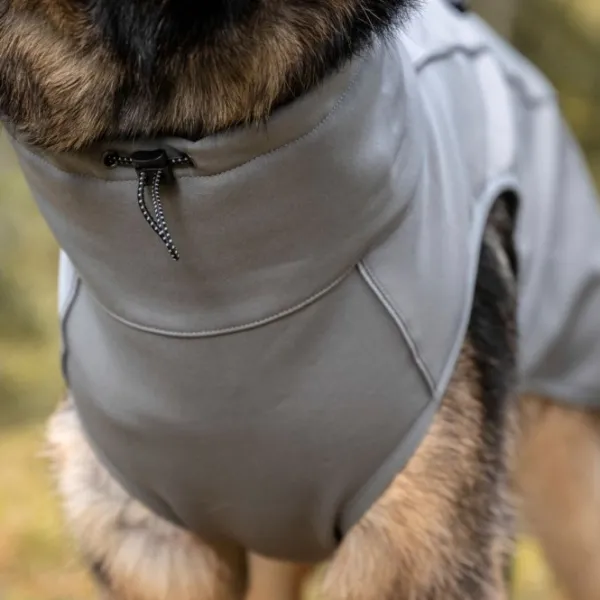 FinNero Softshelltäcke Sport Grey 55 cm| Sadetakit