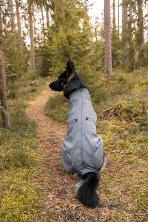 FinNero Softshelltäcke Sport Grey 35 cm| Sadetakit