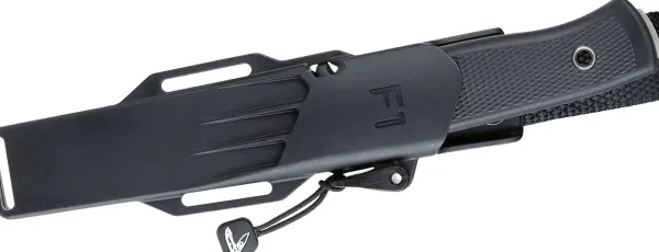 Fällkniven Metsästyspuukot^F1 veitsi kaksisuuntaisella lukitusmekanismilla