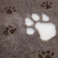 Foxy Fur Dog Mat Thermo Brown Paw 100 x 75 cm| Tyynyt Ja Peitot