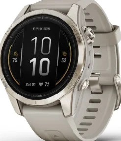 Garmin Äly- Ja Urheilukellot^EPIX PRO (G2) 42mm Sapphire Soft Gold with Light Sand Band