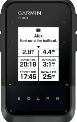 Garmin Gps-laitteet^eTrex Solar käsinavigaattori aurinkokennolatauksella