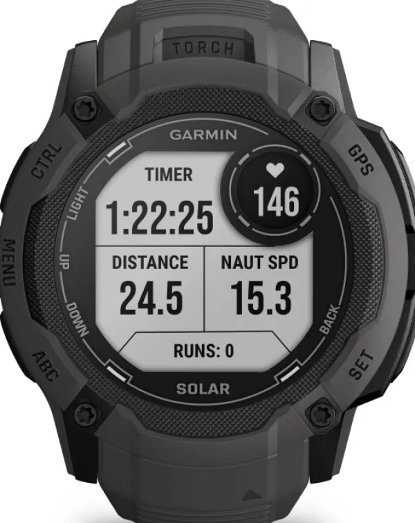 Garmin Instinct 2X Solar älykello, tummanharmaa| Äly- Ja Urheilukellot