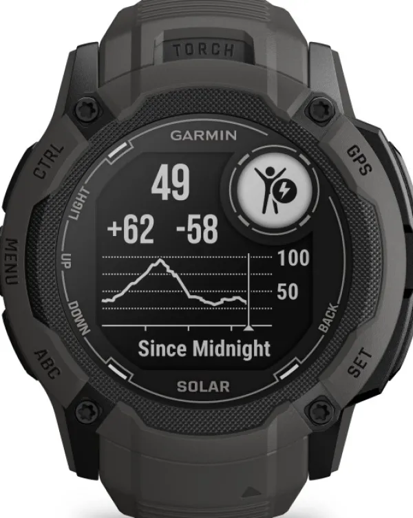 Garmin Instinct 2X Solar älykello, tummanharmaa| Äly- Ja Urheilukellot