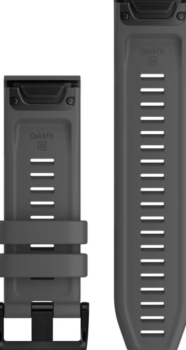 Garmin QuickFit 26 mm rannehihna, silikoni, harmaa| Tarvikkeet