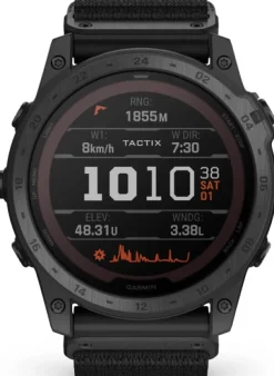 Garmin Tactix 7 Pro Ballistics Solar -älykello, tummanharmaa (musta nailonhihna)| Äly- Ja Urheilukellot