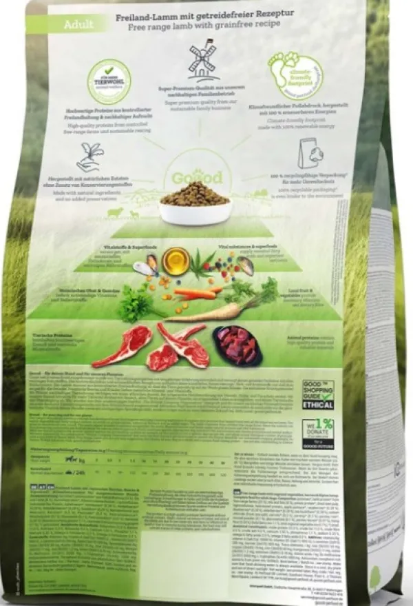 GOOOD Adult Lammas 1,8 kg| Koiran Kuivaruoka
