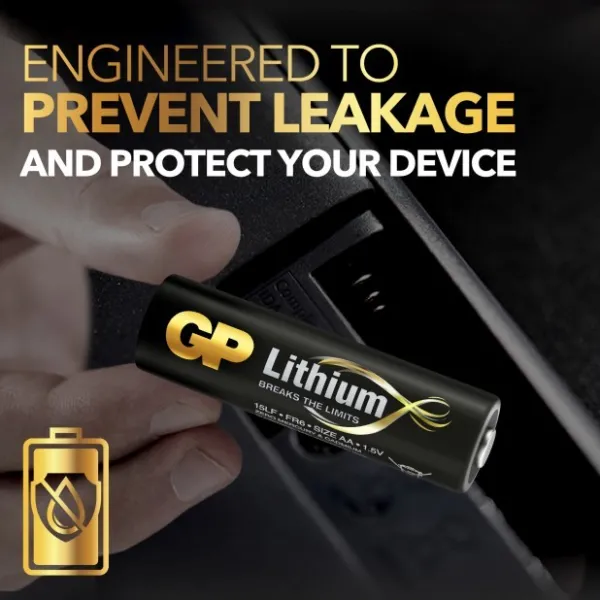 GP Batteries Valaisinten Tarvikkeet^GP AA-litiumparistot 1.5V 15LF-2U4 4-pack