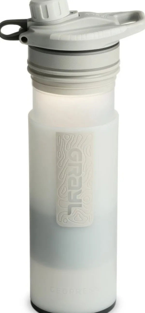 Grayl Vedenpuhdistus^GeoPress Purifier Bottle vedensuodatin, Peak White