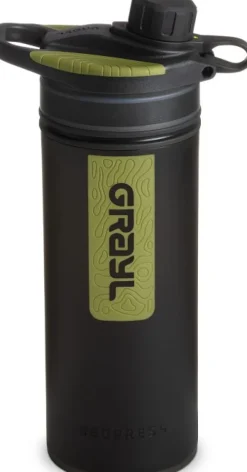 Grayl GeoPress Purifier Bottle vedensuodatin, Black Camo| Vedenpuhdistus