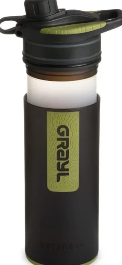 Grayl GeoPress Purifier Bottle vedensuodatin, Black Camo| Vedenpuhdistus