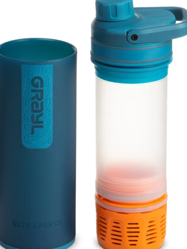 Grayl UltraPress Purifier Bottle vedensuodatin, Forest Blue| Vedenpuhdistus