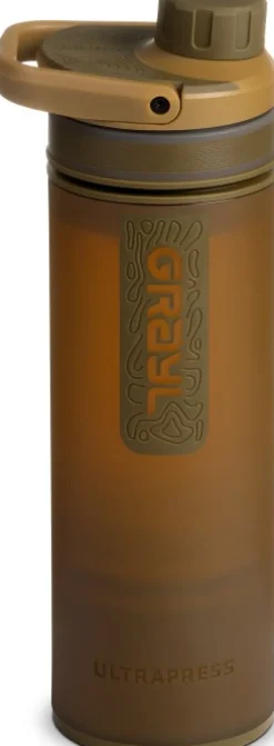 Grayl Vedenpuhdistus^UltraPress Purifier Bottle vedensuodatin, Coyote Brown