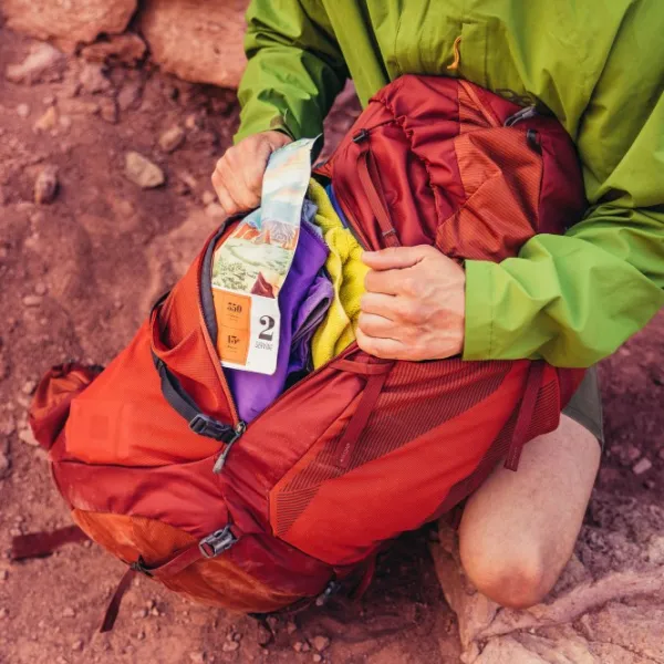 Gregory Reput Ja Rinkat^Paragon 58 reppu, punaoranssi