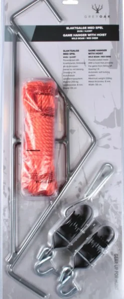 Grey Oak kinnerpuu vinssillä, 200 kg| Lihankäsittelyvälineet