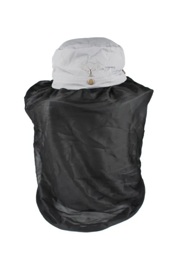 Grey Oak Mosquito Hat hattu hyttyssuojalla, vihreä| Hyönteissuojatut Vaatteet